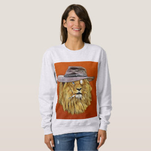 Funny T - Shirt, LION Rauchen Zigarette Sweatshirt