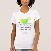 Funny T - Shirt Margarita denken an mich T - Shirt