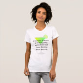 Funny T - Shirt Margarita denken an mich T - Shirt (Vorne ganz)