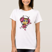 Funny T - Shirt mit Bee Guitar Player (Vorderseite)