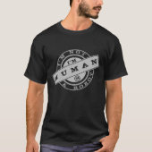 Funny T - Shirt mit Briefmarke Text - Anpassbar (Vorderseite)