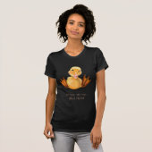 Funny T - Shirt mit Happy Duck - Benutzerdefiniert (Vorne ganz)