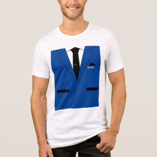 Funny T - Shirt mit Krawatte und Anzug - Individue