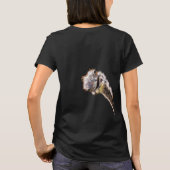 Funny T - Shirt mit spielerischem Happy Ostrich - (Rückseite)