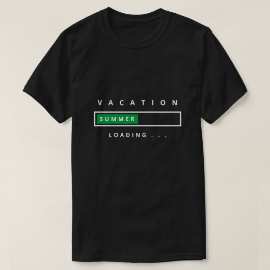 Funny T - Shirt mit Text Sommerurlaub Laden (Design vorne)