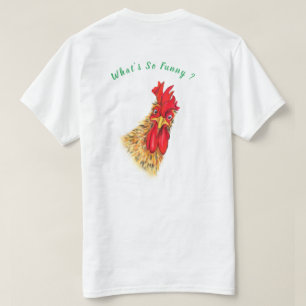 Funny T - Shirt mit überraschendem Rooster - Benut