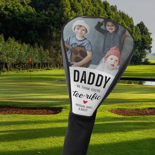 Funny T-Shirt-Rific Daddy Foto Golf Headcover