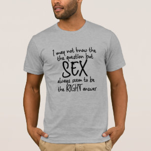 Funny T-Shirt Right Ansess Funny T - Shirt Design