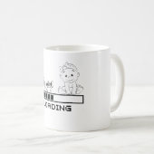 Funny T - Shirt Säugling Schwangerschaft Kindermut Kaffeetasse (VorderseiteRechts)