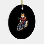 Funny T-Shirt, Shiba Inu, Motorcycle, Dog, Puppet, Keramik Ornament (Rechts)