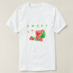 Funny T - Shirt Sweet Watermelon mit spielerischem