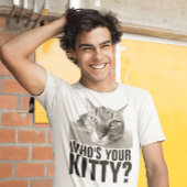 FUNNy Tabby CAT T - SHIRT, Ihr Kätzchen Tri-Blend Shirt