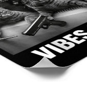 Funny tabby cat welp gotta go sarcastic saying Fun Poster (Ecke)