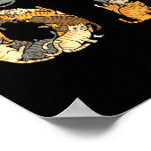 Funny Tabby Cats 6 7 Meme Six Seven Love Alley Cat Poster (Ecke)