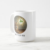 Funny Tabby Katze Catnip Es musste sein Sie Romanc Kaffeetasse (Vorderseite Links)