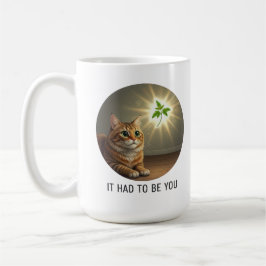 Funny Tabby Katze Catnip Es musste sein Sie Romanc Kaffeetasse