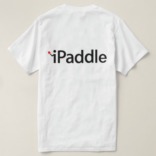 Funny Table Tennis T-Shirt (Design Rückseite)