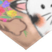 Funny Tableclout mit Happy Cats Party Benutzerdefi Tischdecke (Schrägansicht)