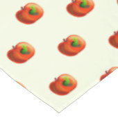 Funny Tableclover mit Happy Worm in Red Apple Tischdecke (Schrägansicht)