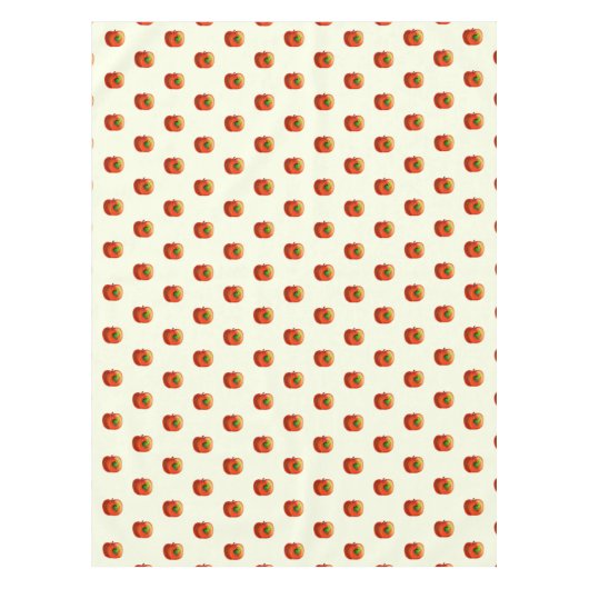 Funny Tableclover mit Happy Worm in Red Apple Tischdecke (Vorderseite)