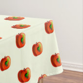 Funny Tableclover mit Happy Worm in Red Apple Tischdecke (Beispiel)