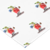 Funny Tableclover mit moderner Kuh Tischdecke (Schrägansicht)