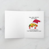 Funny Taco 2020 Weihnachtskarte Karte (Innenseite)