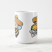 Funny Taco Buzz Bumble Bee Kaffeetasse (Mittel)