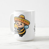 Funny Taco Buzz Bumble Bee Kaffeetasse (Vorderseite Links)