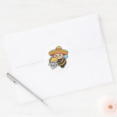 Funny Taco Buzz Bumble Bee Runder Aufkleber (Umschlag)