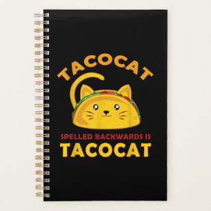 Funny Taco Cat Zitat Meme Einzigartige Männer Kin Planer