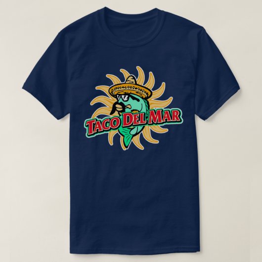Funny Taco del Mar Design T-Shirt (Design vorne)