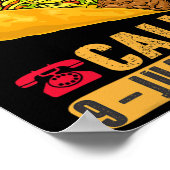 Funny Taco Emergency Cinco De Mayo Men Fest Poster (Ecke)