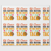 Funny Taco Geschenkpapier (Flach)