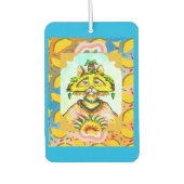 Funny Taco Hippie Cat Cat Air Freshener Autolufterfrischer (Vorderseite)