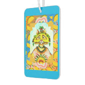 Funny Taco Hippie Cat Cat Air Freshener Autolufterfrischer (Links)