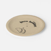 Funny ' Taco Holder ' Plate Pappteller (Schrägansicht)