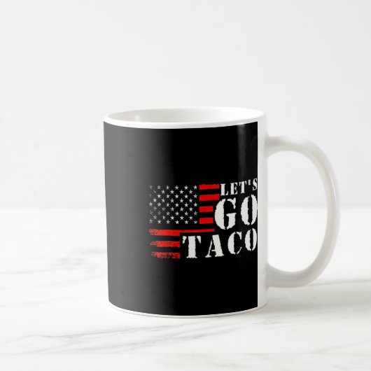 Funny Taco Let's Go Taco Kaffeetasse (Rechts)