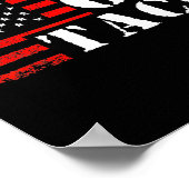 Funny Taco Let's Go Taco Poster (Ecke)