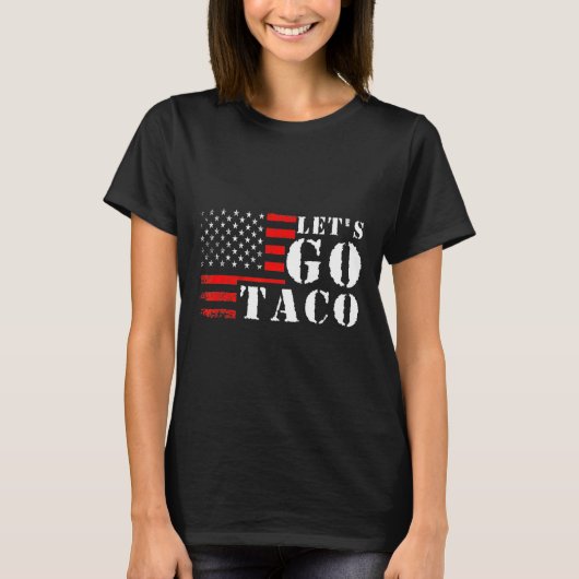 Funny Taco Let's Go Taco T-Shirt (Vorderseite)