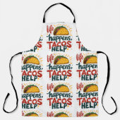 Funny Taco Lover Fiesta Feinschmecker Spaß Schürze (Vorderseite)