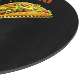 Funny Taco Lover Stop Staring Schneidebrett (Ecke)