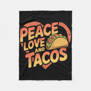 Funny Taco Mexican Food Lover Cinco De Mayo Jm Pea Fleecedecke