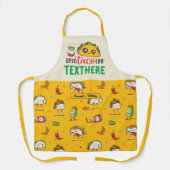 Funny Taco Pun Mexikanisches Essen Lover Personali Schürze (Vorderseite)