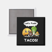 Funny Taco Shirt. Cinco De Mayo1 Magnet (Vorderseite/Rückseite)