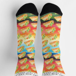 Funny Taco Socks | Ab und zu fällt ich weg Socken