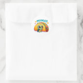 Funny Taco Tequila Mama Cinco Runder Aufkleber (Tasche)
