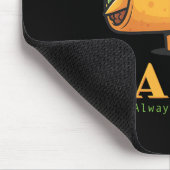 Funny Taco Trump immer Hühner raus, lass uns T.a. Mousepad (Ecke)