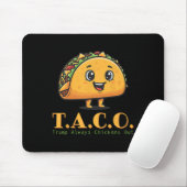 Funny Taco Trump immer Hühner raus, lass uns T.a. Mousepad (Mit Mouse)