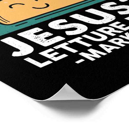 Funny Taco Wanna Taco Bout Jesus Religious Poster (Ecke)